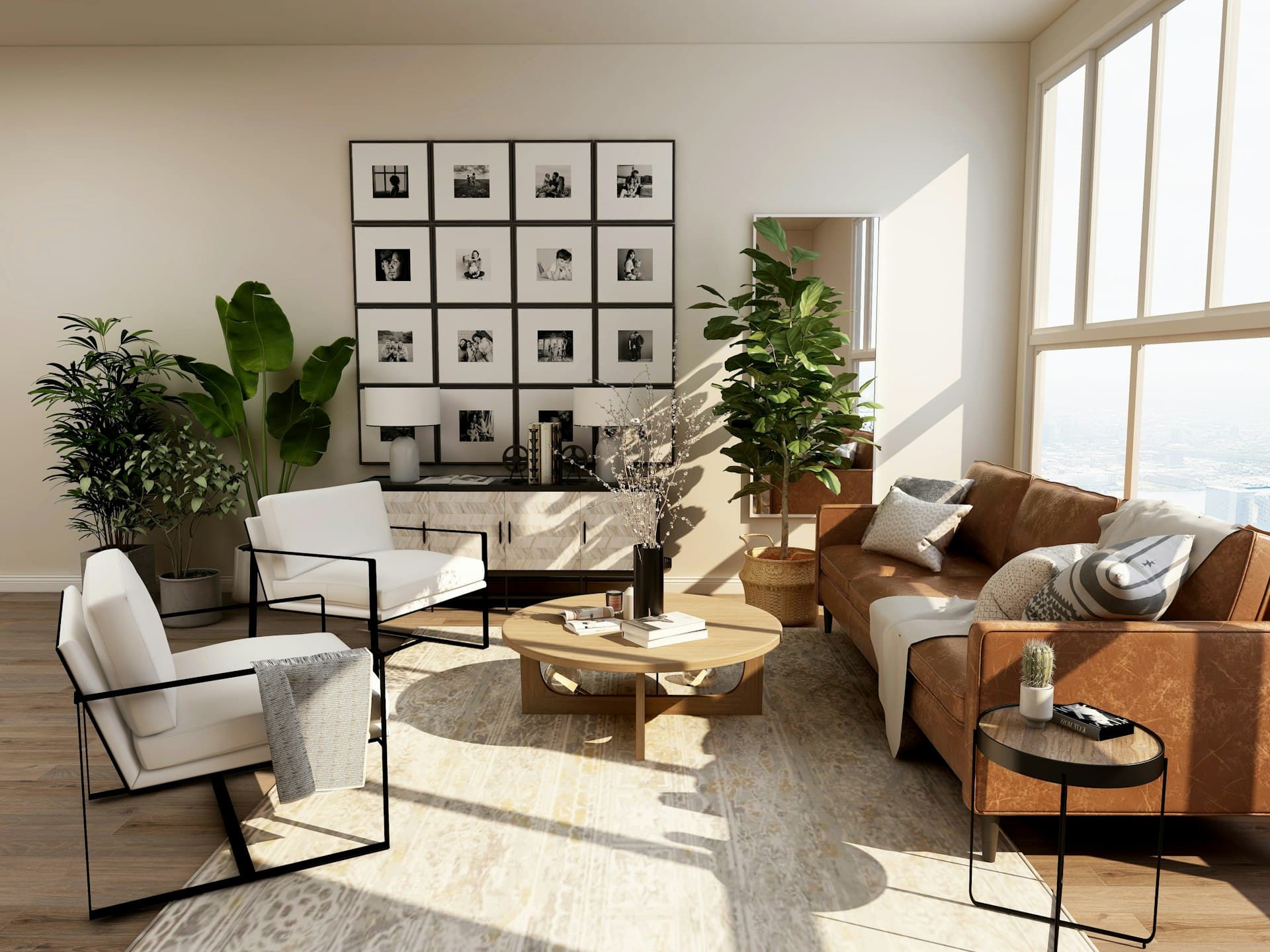 Intérieur premium d'un appartement géré par Fendia Conciergerie en Île-de-France